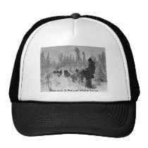 Équipe de chapeau/chien sur la traînée chapeaux