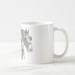 Équipe de cheval de trait de Clydesdale Tasse