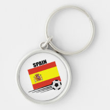 Équipe de football espagnole porte-clés