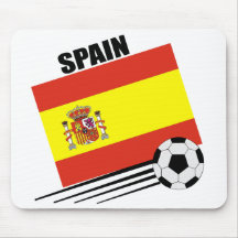 Équipe de football espagnole tapis de souris