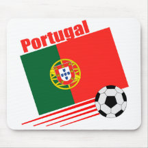 Équipe de football portugaise tapis de souris