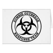 Équipe de réponse de manifestation de zombi (Bioha Cartes De Vœux