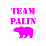 Équipe Palin avec maman Grizzly Cartes Postales