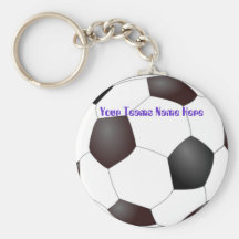 Équipe personnalisable Keychains de Soccerball Porte-clés
