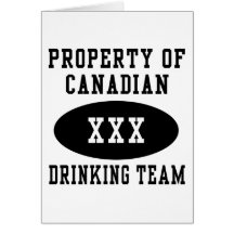 Équipe potable canadienne cartes