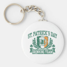 Équipe potable du jour de St Patrick Porte-clefs
