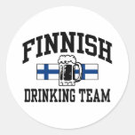 Équipe potable finlandaise autocollant