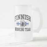 Équipe potable finlandaise tasses