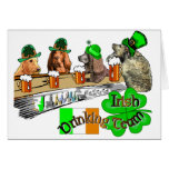 Équipe potable irlandaise cartes de vœux