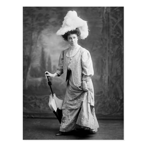 Équipement de fantaisie, les années 1900 tôt carte postale