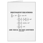 Equivalent Equations Are Equal To One Another