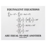 Equivalent Equations Are Equal To One Another letterhead