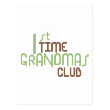 ęr Club de grand-mamans de temps (vert) Cartes Postales