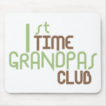 ęr Club de grand-papas de temps (vert) Tapis De Souris