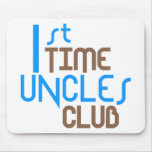 ęr Club d'oncles de temps (bleu) Tapis De Souris