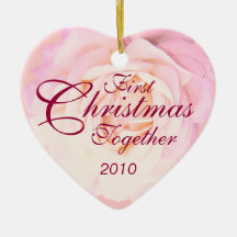 ęr De Noël ornement de monogramme de coeur ensembl