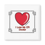 ER Doctor Refrigerator Magnets