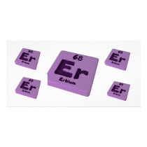 Er Erbium Customized Photo Card