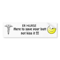 ER Nurse Bumper Sticker