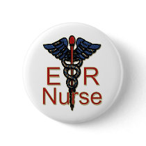 ER Nurse Pinback Buttons