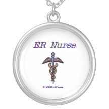 ER Nurse Caduceus Necklaces