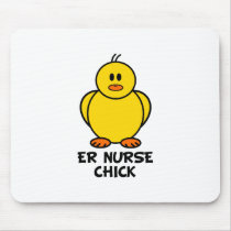 ER Nurse Chick Mouse Mats