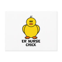 ER Nurse Chick Postcards