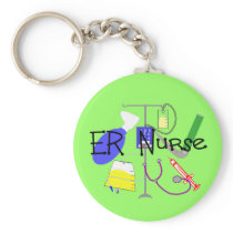 ER Nurse Medical Equipment Design Key Chains