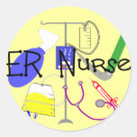 ER Nurse Medical Equipment Design Stickers