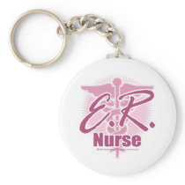 ER Nurse Pink Key Chain