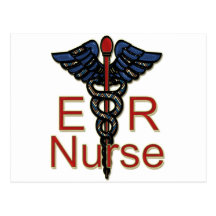 ER Nurse Post Card