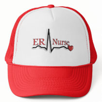 ER Nurse QRS Design Mesh Hat
