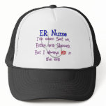 ER Nurse "SPIT ON BITTEN  and SLAPPED" Mesh Hats