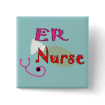 ER Nurse T-shirts & Gifts Buttons