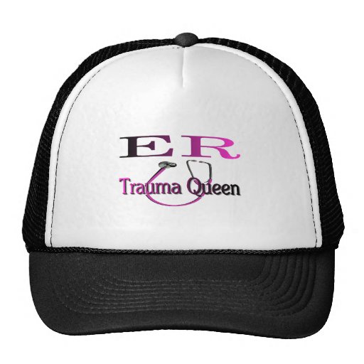ER Nurse "Trauma Queen" Shirt/Gifts Hat