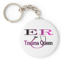 ER Nurse "Trauma Queen" Shirt/Gifts Key Chains