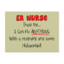 ER Nurse "Trust Me" Funny T-Shirts & Gifts Post Cards