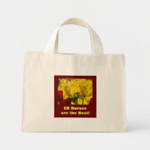 ER Nurses are the Best! Tote Bags Tulip Flowers