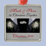 Ęr ornement de Noël de mariage homosexuel ornements