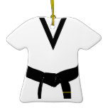 ęr Ornement d'uniforme de ceinture noire de degré ornements