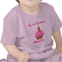 ęr Petit gâteau de rose de T-shirt d'anniversaire 