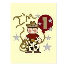 ęr T-shirts et cadeaux d'anniversaire de cowboy Cartes Postales