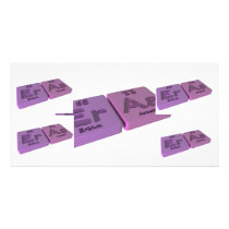 Eras as Er Erbium and As Arsenic Personalized Photo Card