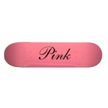 Eraser Pink Skate Board Deck