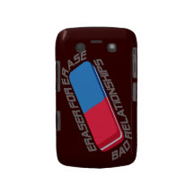Eraser To Erase Bad Relationships Blackberry Case