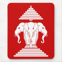 Erawan Lao / Laos Flag Mousepad