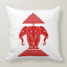 Erawan Lao / Laos Flag Pillow