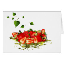 Erdbeeren Karte
