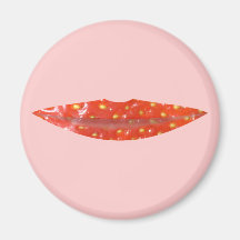 Erdbeermund strawberry lips magnete