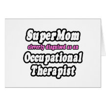 Ergothérapiste de SuperMom… Cartes De Vœux